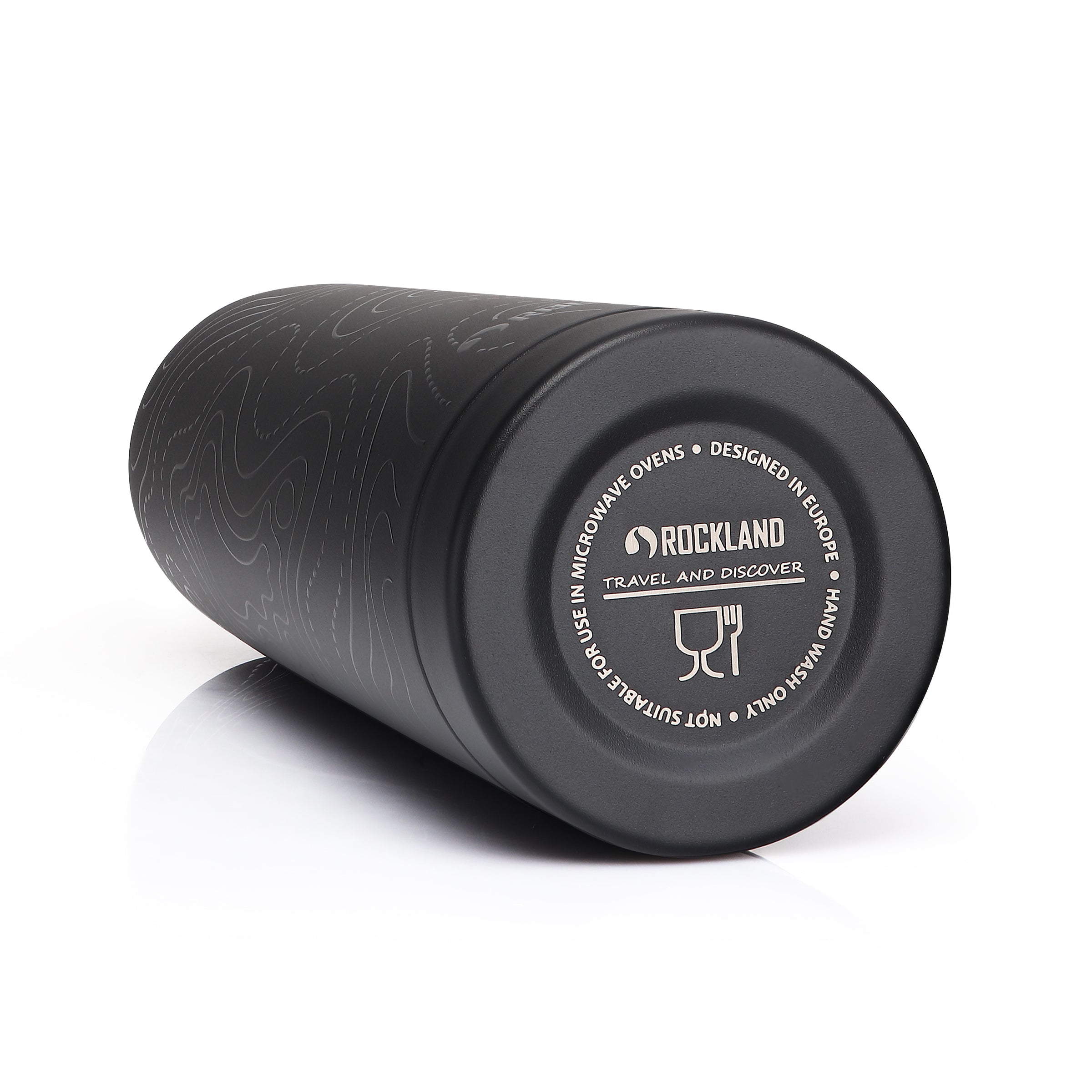 Termos Rockland Helios Black Print, czarny 1L