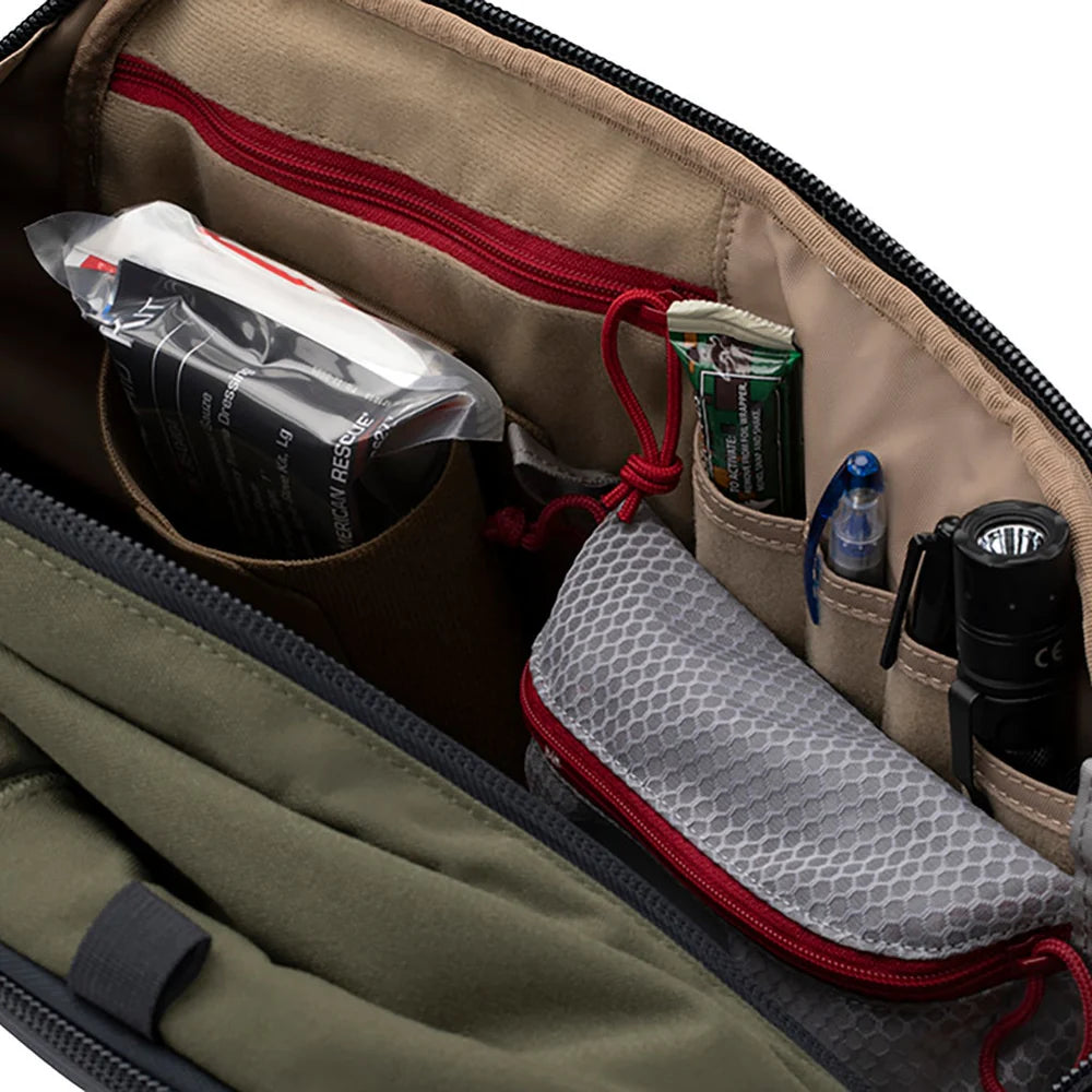 Vertx, kieszenie siatkowe duże Overflow Large Mesh Pouches, szary ( 2-pack)