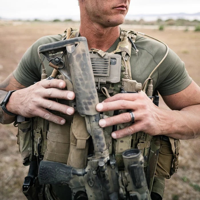 Vertx, Koszulka męska Full Guard Performance Shirt, granatowy