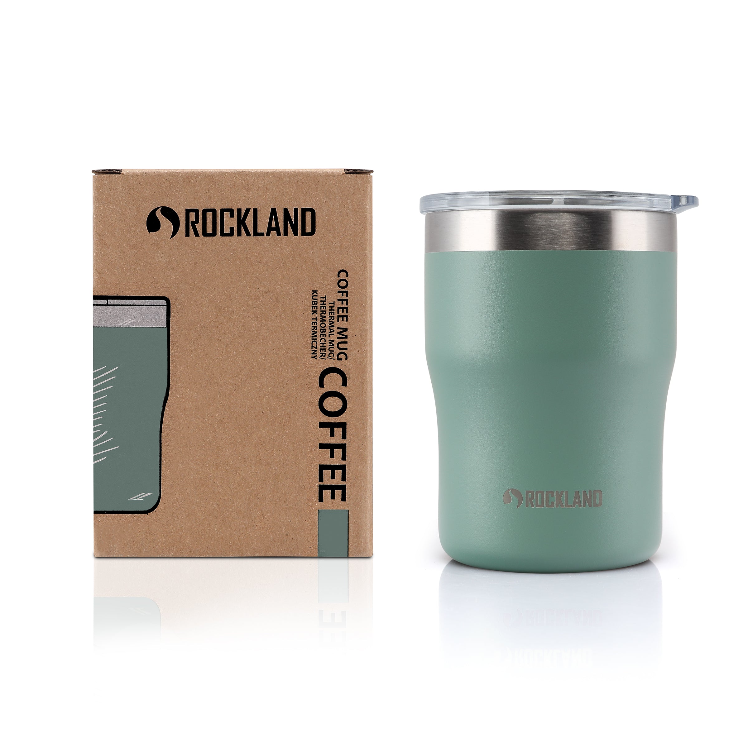 Kubek termiczny Rockland Coffee Mug 350 ml, zielone
