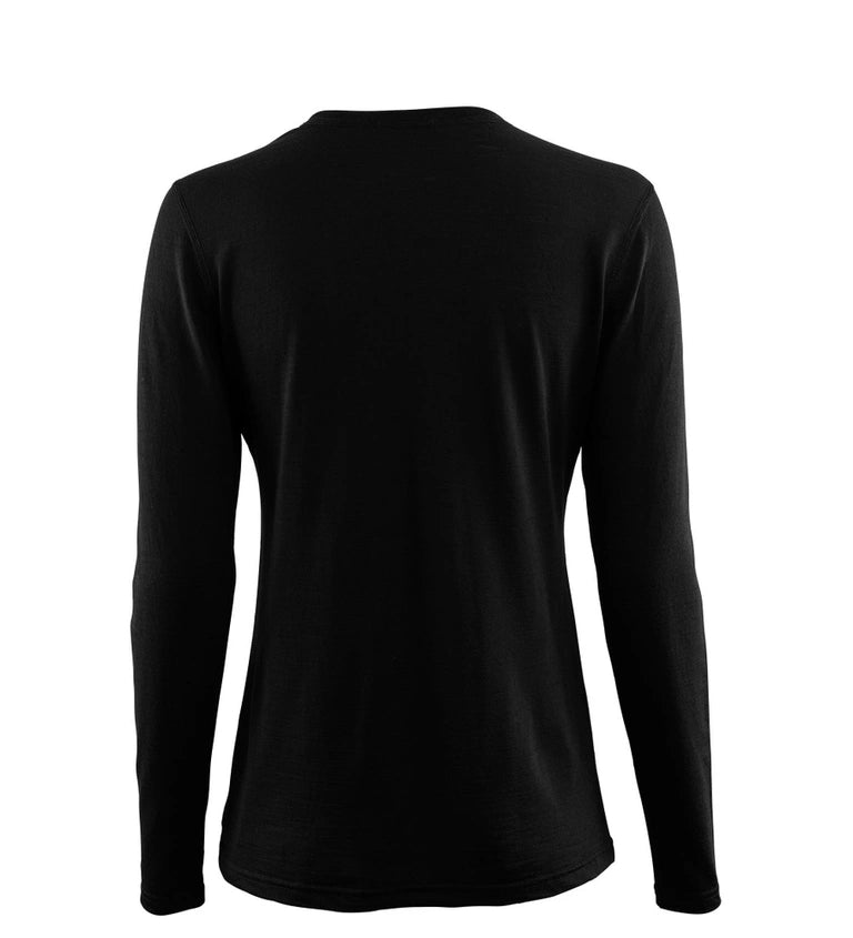 Aclima, Damska koszulka termoaktywna z długim rękawem, LightWool 140 Undershirt Long Sleeve W's, czarna