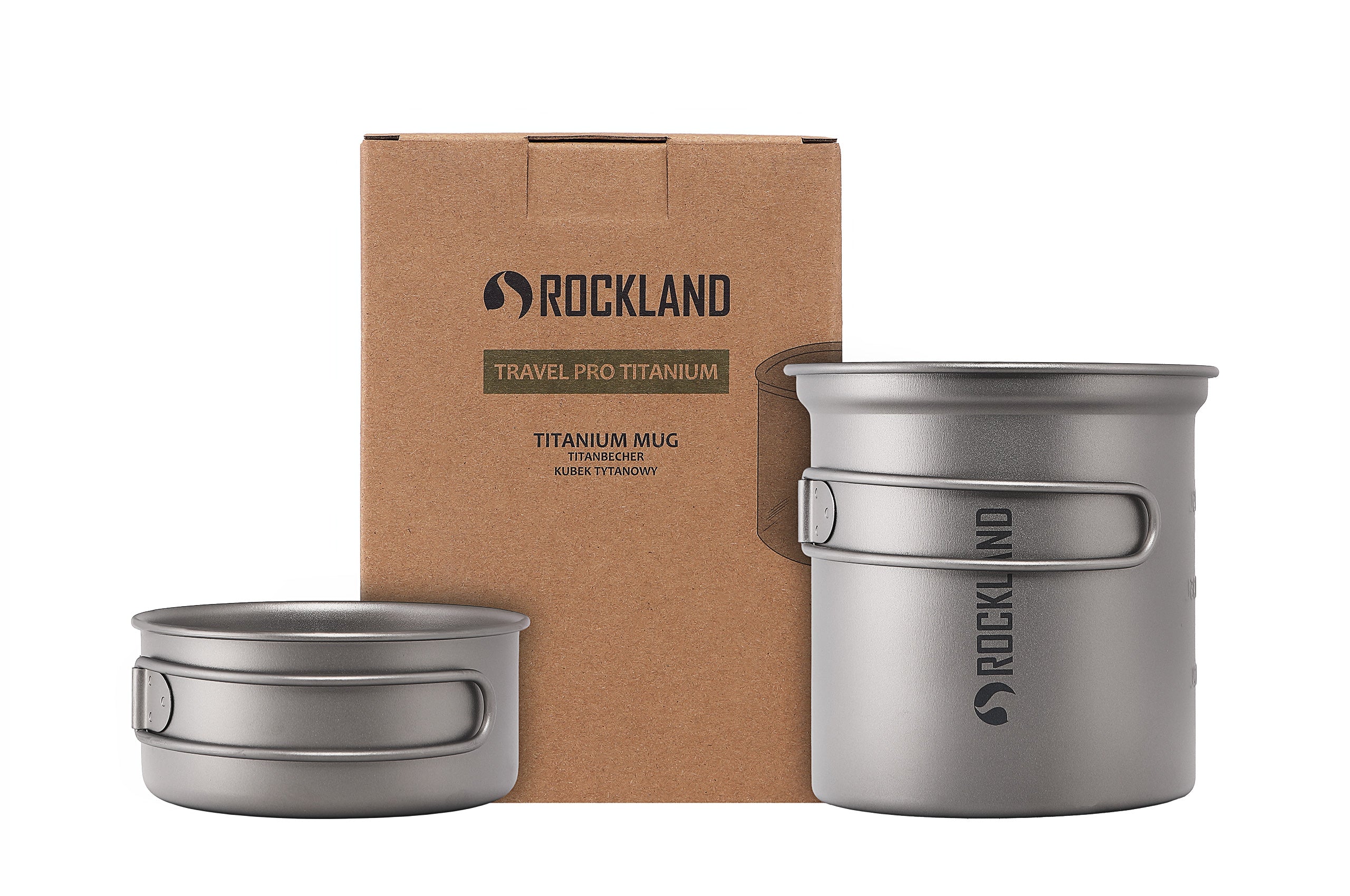 Rockland Zestaw naczyń TRAVEL PRO TITANIUM