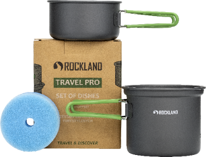 Rockland Zestaw naczyń turystycznych TRAVEL PRO, 2 szt.
