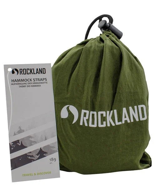 Taśmy do hamaka ROCKLAND, czarne, 2 szt.