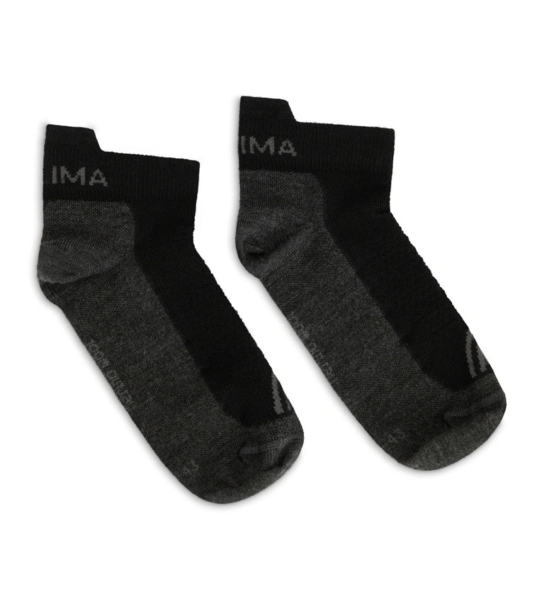 Aclima, Skarpetki wełniane krótkie, Ankle Wool Socks 2-pack, czarne