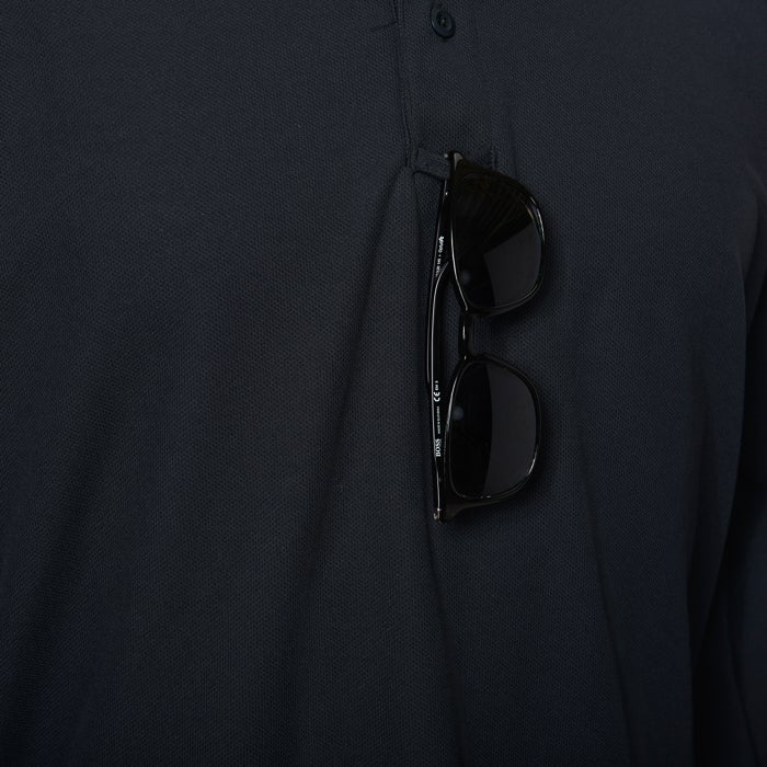 Vertx, Męska koszulka polo HeatShield (F.K.A. Coldblack®) Longsleeve, zielony