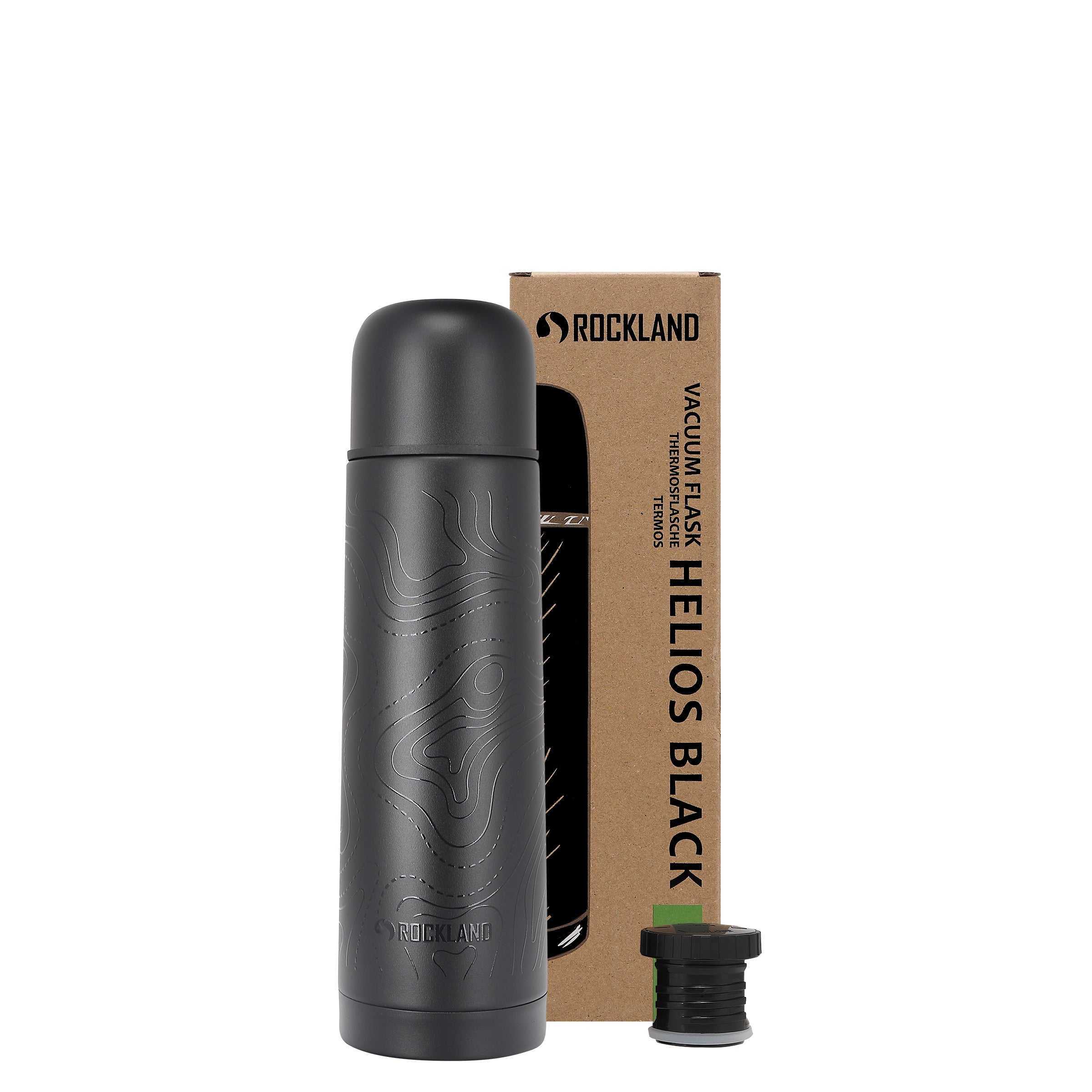 Rockland Termos Helios Black Print, czarny 0,5L