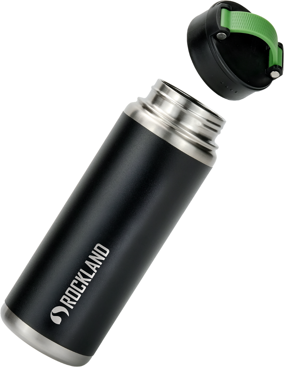 Termos z dodatkową nakrętką Rockland Solaris, czarny 500ml