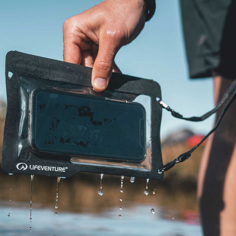 Lifeventure, Wodoodporne etui na telefon Plus, szare