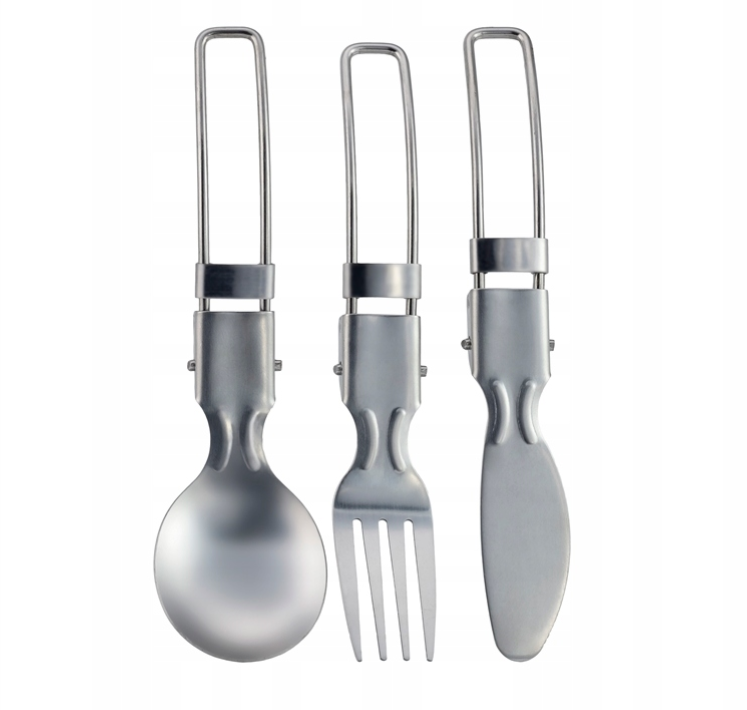 Rockland Zestaw sztućców składanych Set 3PC Stainless