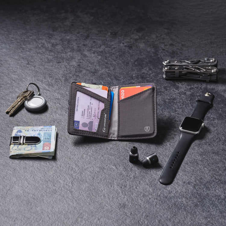Lifeventure, Etui na karty z ochroną RFID, niebieskie