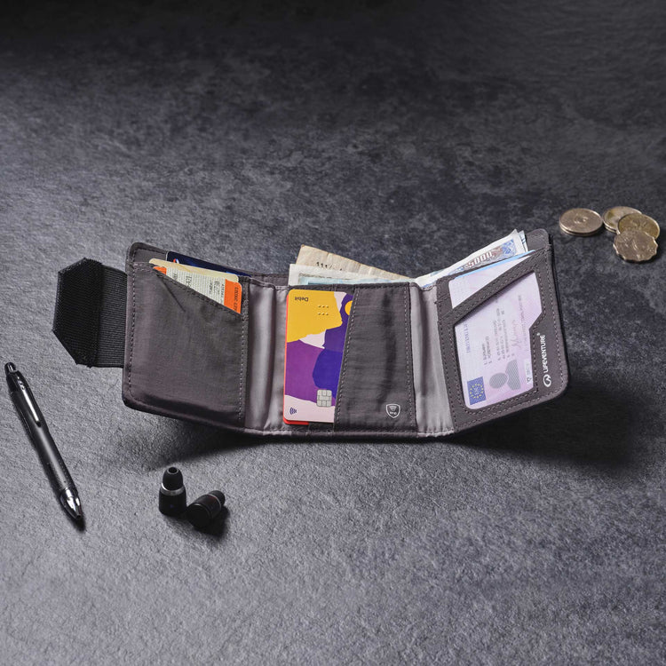 Lifeventure, Portfel z ochroną RFID, niebieski