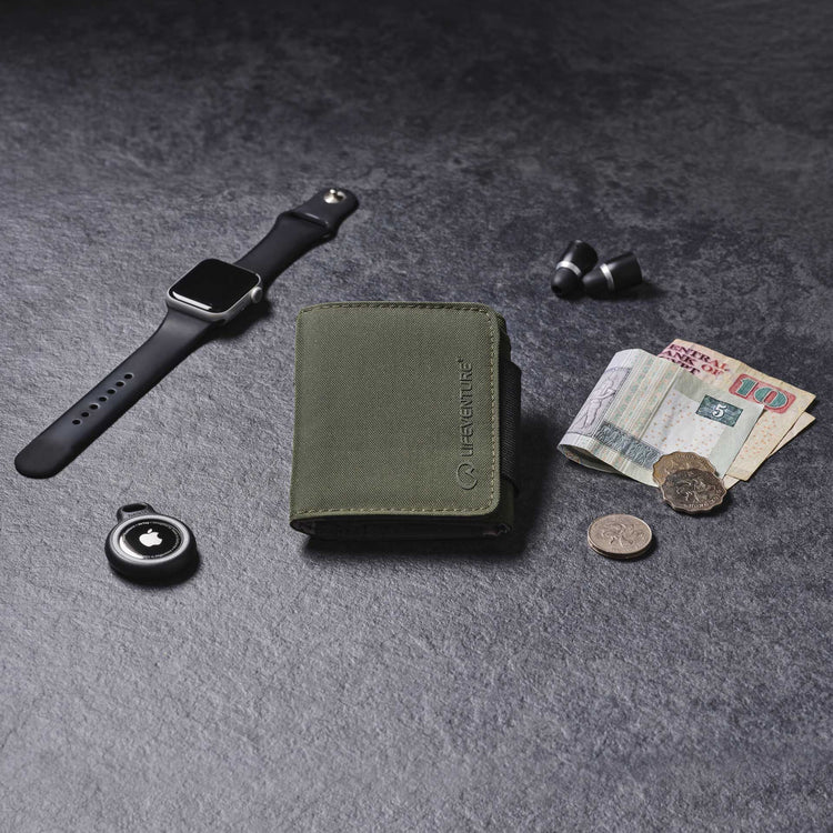 Lifeventure, Portfel z ochroną RFID, zielony