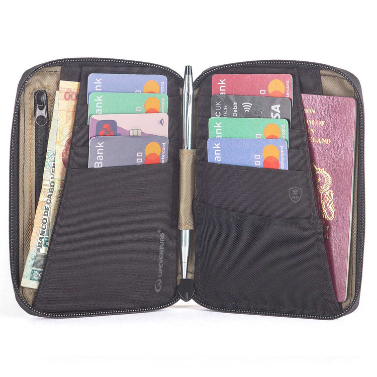 Lifeventure, Mini portfel podróżny X-Pac z ochroną RFID