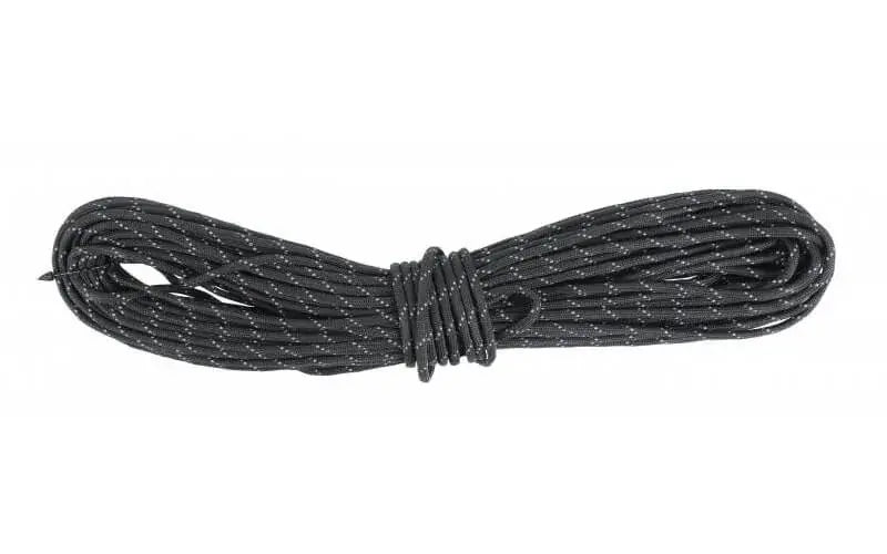 Lifesystems, Paracord 550lb, 7-żyłowa linka survivalowa, odblaskowa, czarna