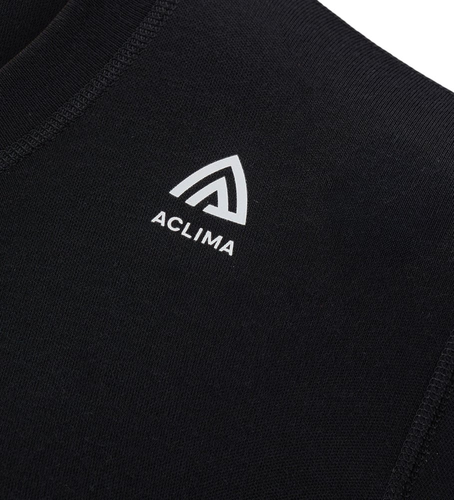 Aclima, Bluza termoaktywna męska, WarmWool Crewneck M's, czarna