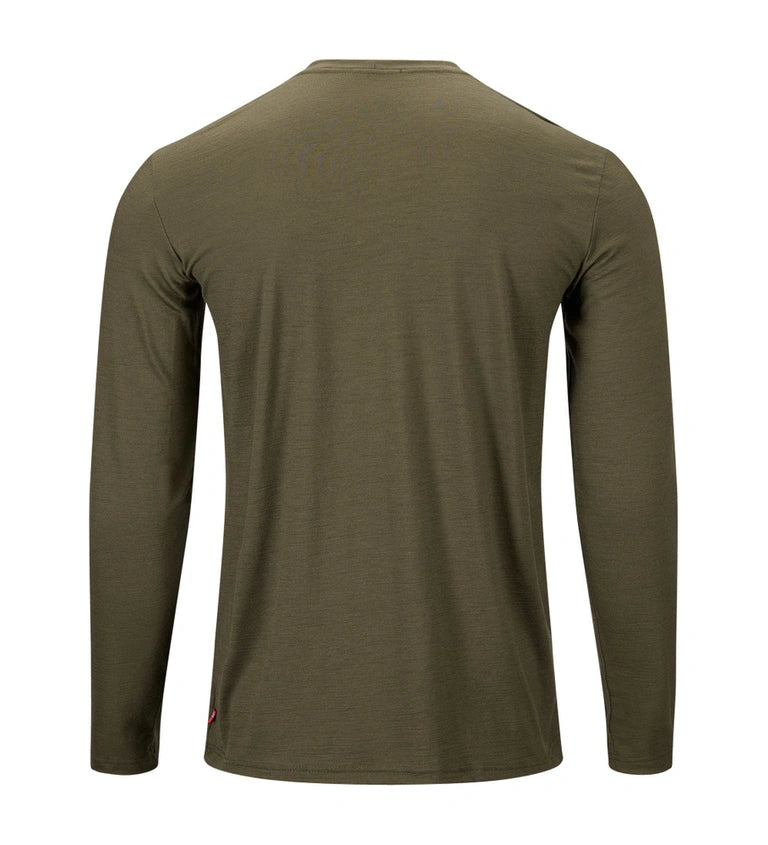 Aclima, Bluza termoaktywna męska, LightWool 180 Crewneck M's, zielona