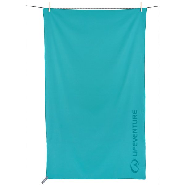 Lifeventure, Ręcznik Recycled SoftFibre Trek Towel Giant, niebieski
