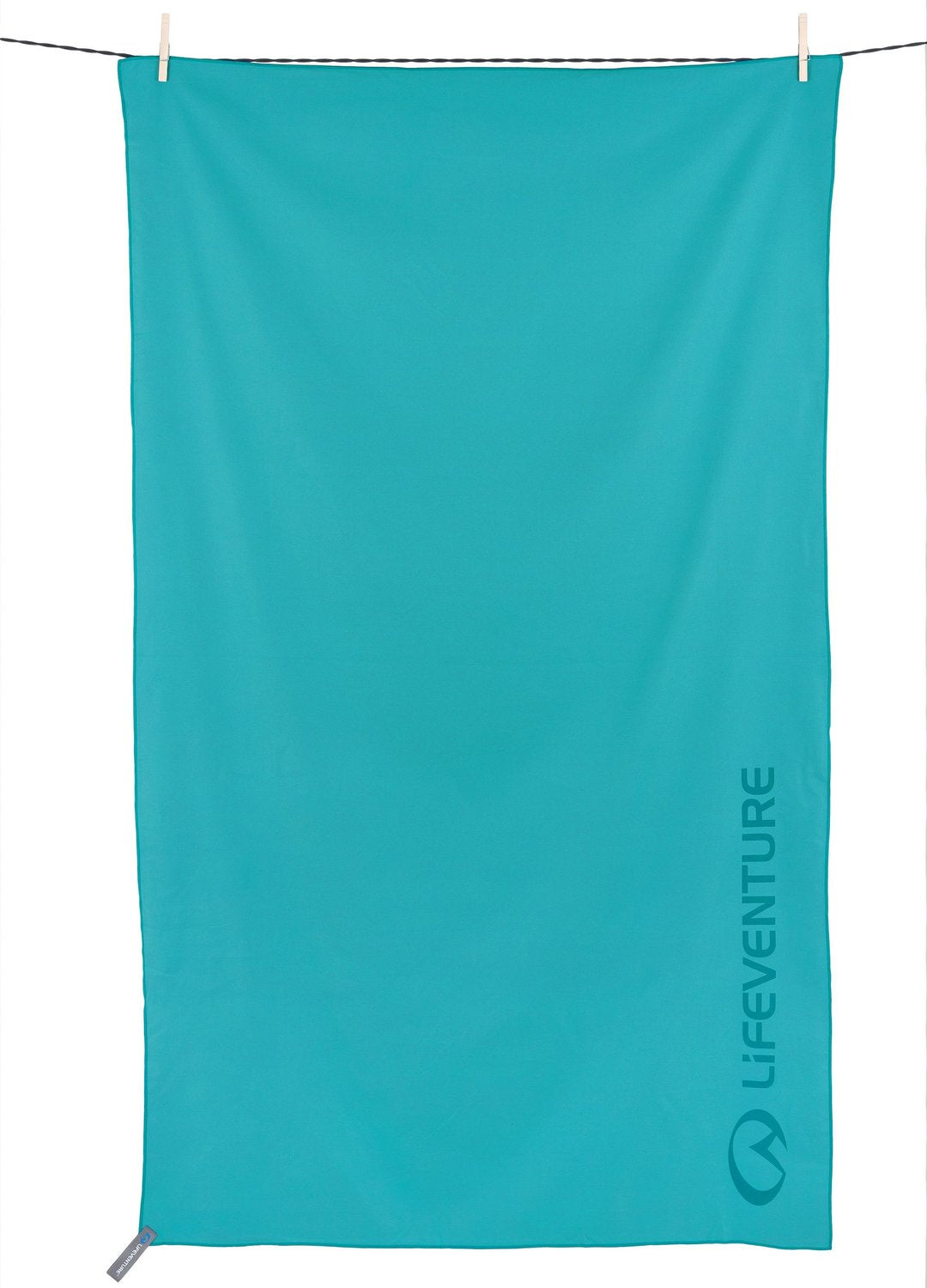 Lifeventure, Ręcznik Recycled SoftFibre Trek Towel Large, niebieski