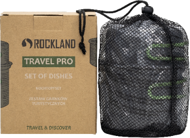 Rockland Zestaw naczyń turystycznych TRAVEL PRO, 2 szt.