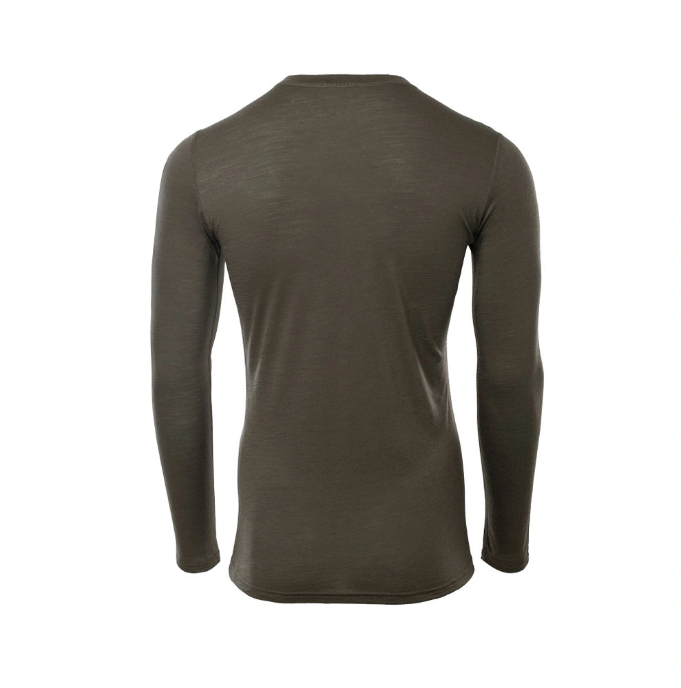 Aclima, Męska koszulka termoaktywna z długim rękawem, LightWool 140 Undershirt Long Sleeve M's, zielona