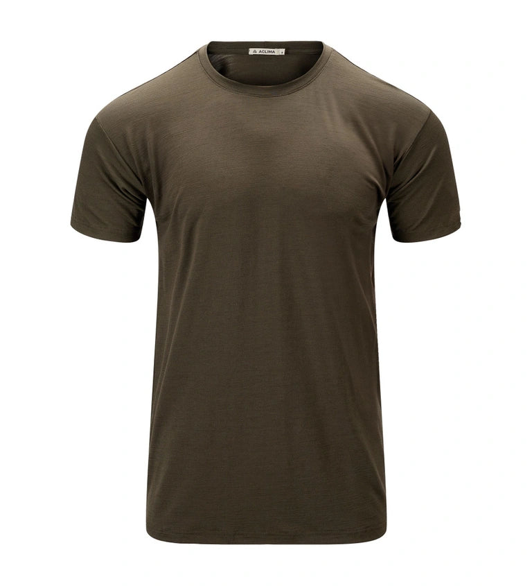 Aclima, Koszulka termoaktywna męska, LightWool 180 Classic Tee M's, zielona
