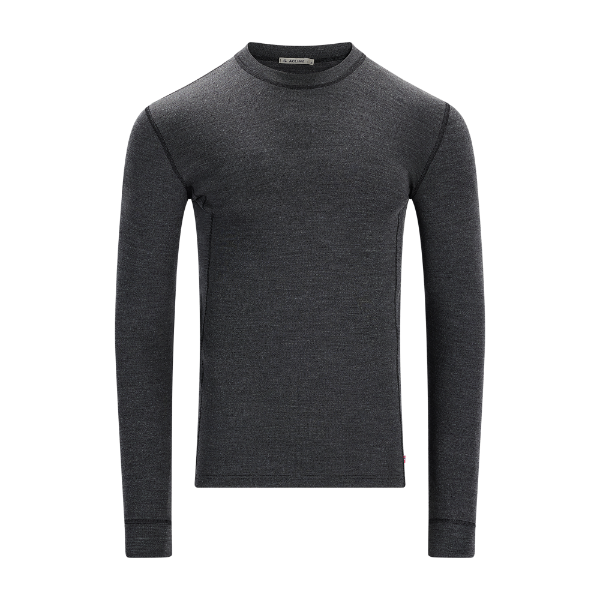 Aclima, Męska koszulka termoaktywna z długim rękawem, WarmWool Crewneck M's, szara