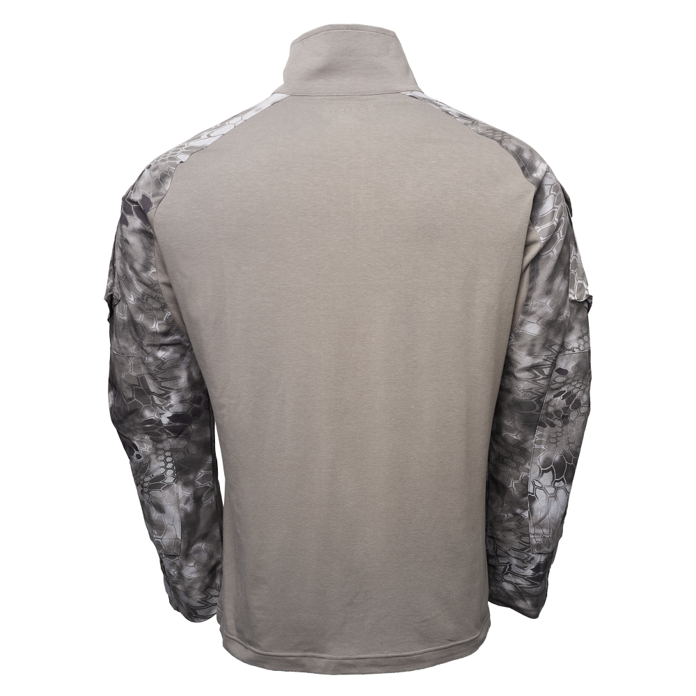 Kryptek Koszulka bojowa Kryptek Tactical III Zip LS - moro szare