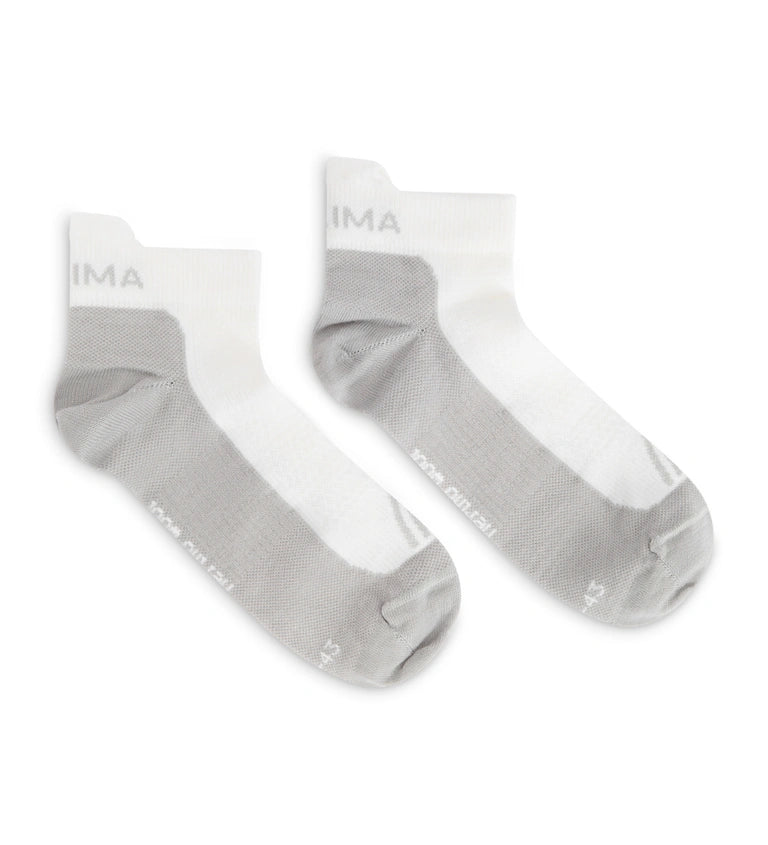 Aclima, Skarpetki wełniane krótkie, Ankle Wool Socks 2-pack, białe