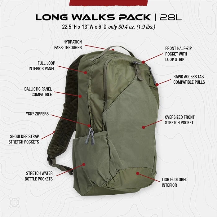 Vertx, plecak Long Walks Pack 28 l EDC,  czarny