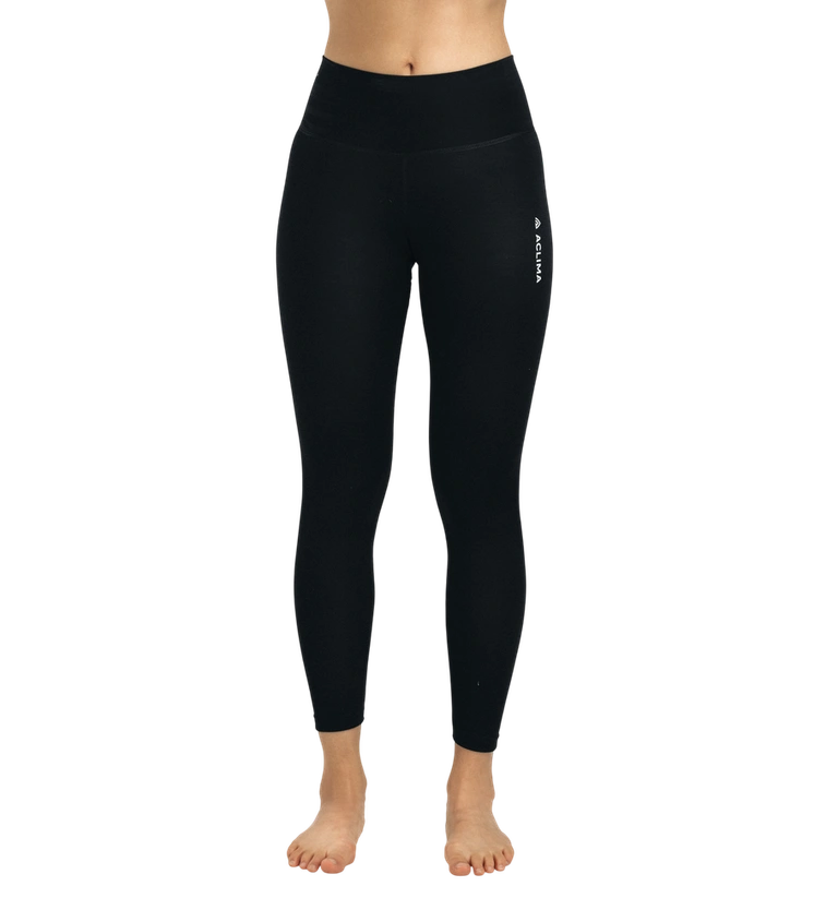 Aclima, Legginsy termoaktywne damskie z wysokim stanem, WarmWool Longs High Waist W's, czarne