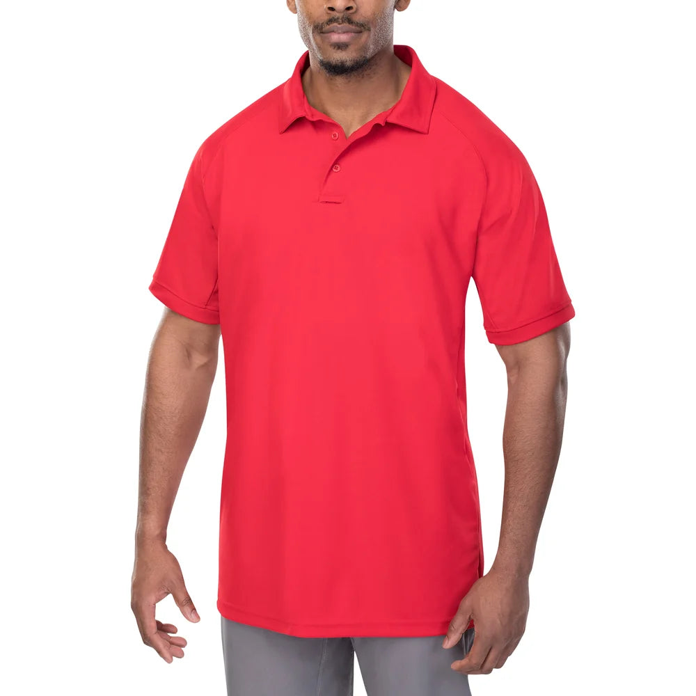 Vertx, Męska koszulka polo HeatShield (F.K.A. Coldblack®), czerwony