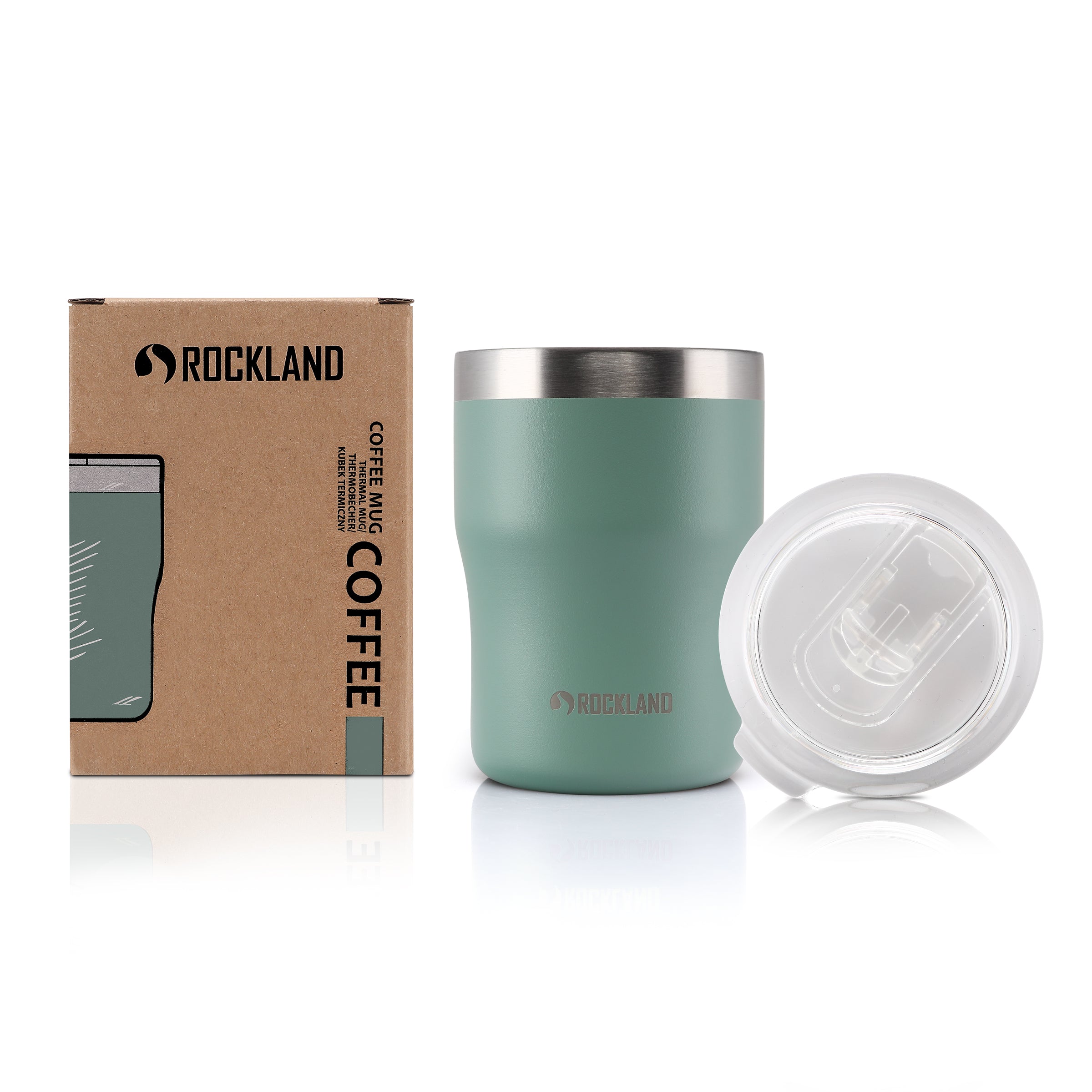 Kubek termiczny Rockland Coffee Mug 350 ml, zielone
