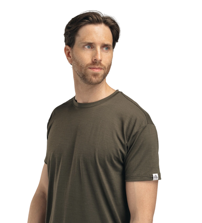 Aclima, Koszulka termoaktywna męska, LightWool 180 Classic Tee M's, zielona