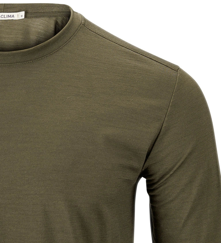 Aclima, Bluza termoaktywna męska, LightWool 180 Crewneck M's, zielona