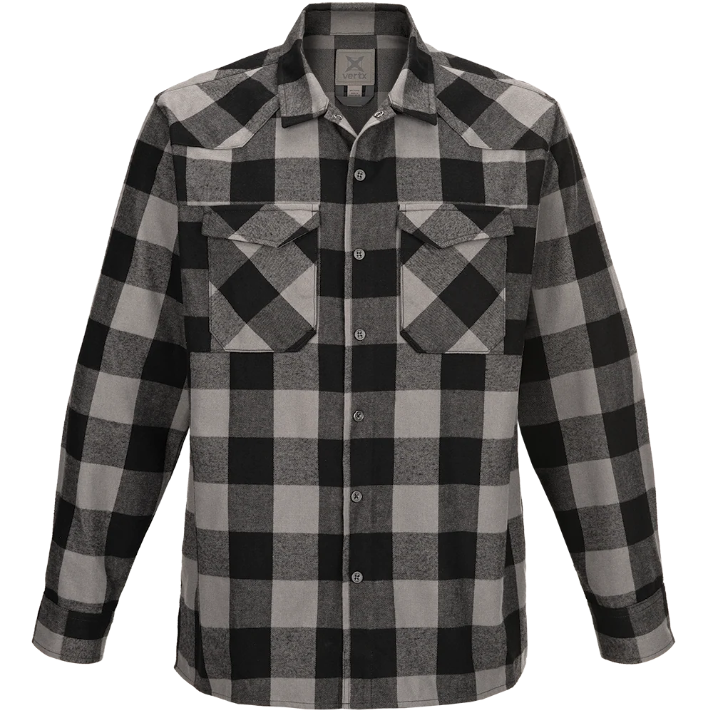Vertx, Koszula flanelowa męska Canyon Valley Flannel, szary