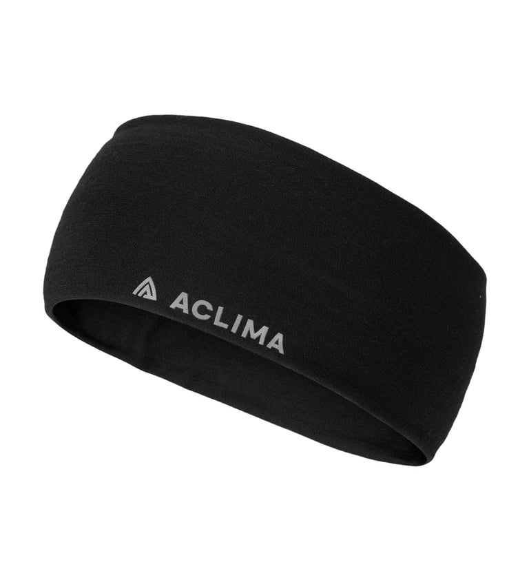 Aclima, Opaska wełniana, LightWool 140 Headband, czarna