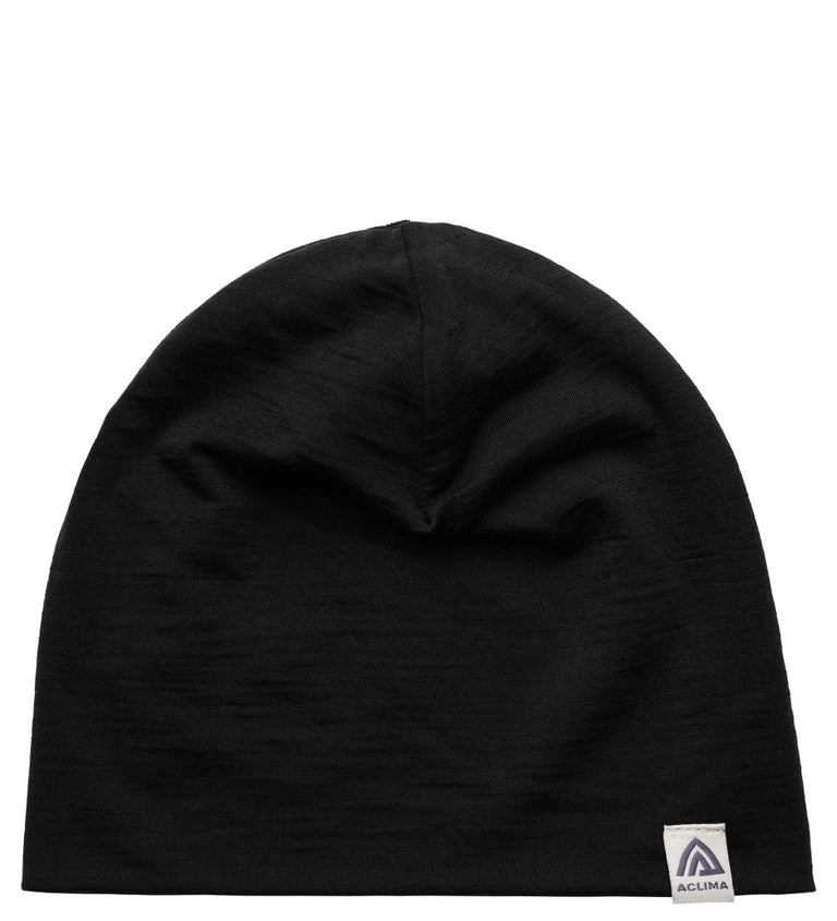 Aclima, Czapka wełniana, LightWool 140 Relaxed Beanie, czarna