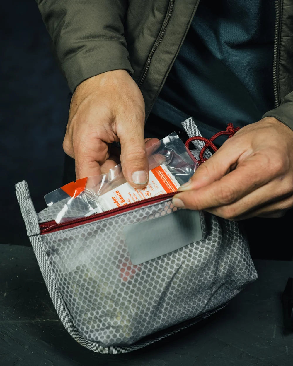 Vertx, kieszeń siatkowa Overflow Medium Mesh Pouches, szary