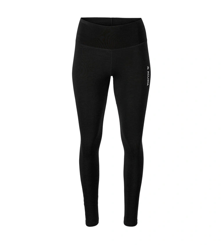 Aclima, Legginsy termoaktywne damskie z wysokim stanem, WarmWool Longs High Waist W's, czarne