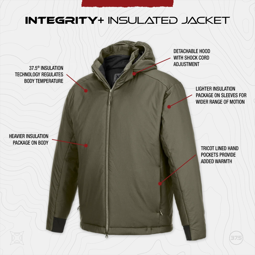 Vertx, Kurtka męska ocieplana Integrity+ Insulated Jacket, zielony