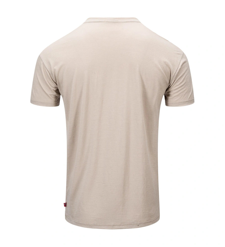Aclima, Koszulka termoaktywna męska, LightWool 180 Classic Tee M's, beżowa