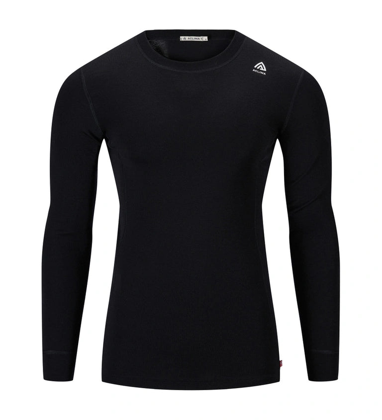 Aclima, Bluza termoaktywna męska, WarmWool Crewneck M's, czarna