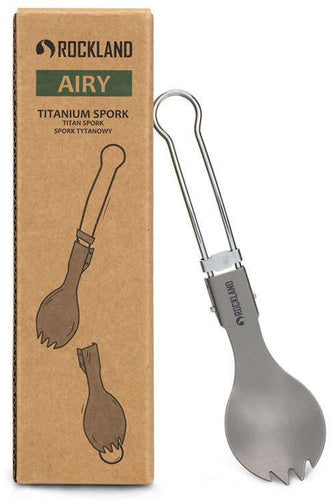ROCKLAND, Składana tytanowa łyżka AIRY SPORK