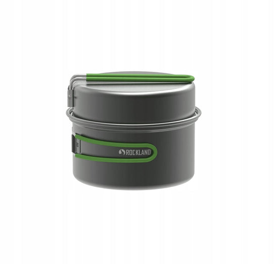 Rockland Zestaw naczyń Travel DUO Anodized, czarny